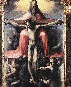 BECCAFUMI, Domenico Trinity (detail) df oil on canvas